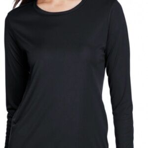 Classic Black Long Sleeve Women's Top